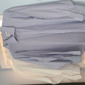 5 men's dress shirts Eagle brand size 18, dry cleaned
